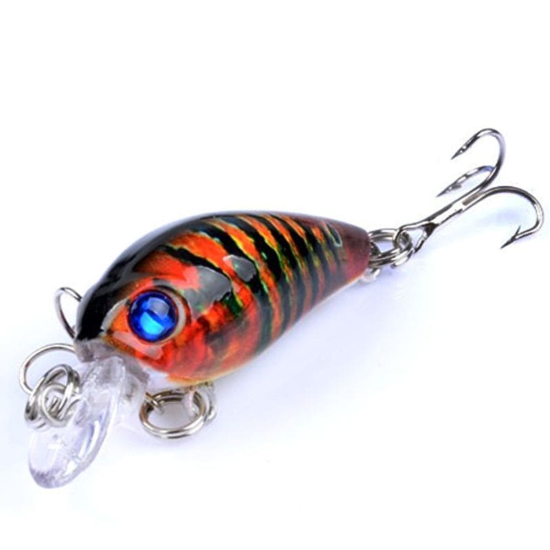 -Lot 6 Crankbaits Multicolores 4,5cm-4g