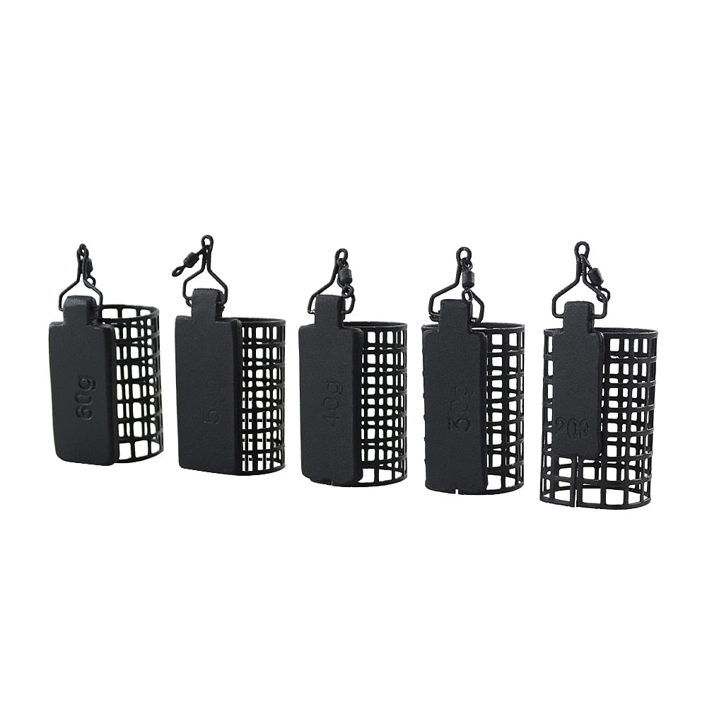 Cage Feeder   X10pcs ronde ou carré 20g, 30g, 40g, 50g, 60g