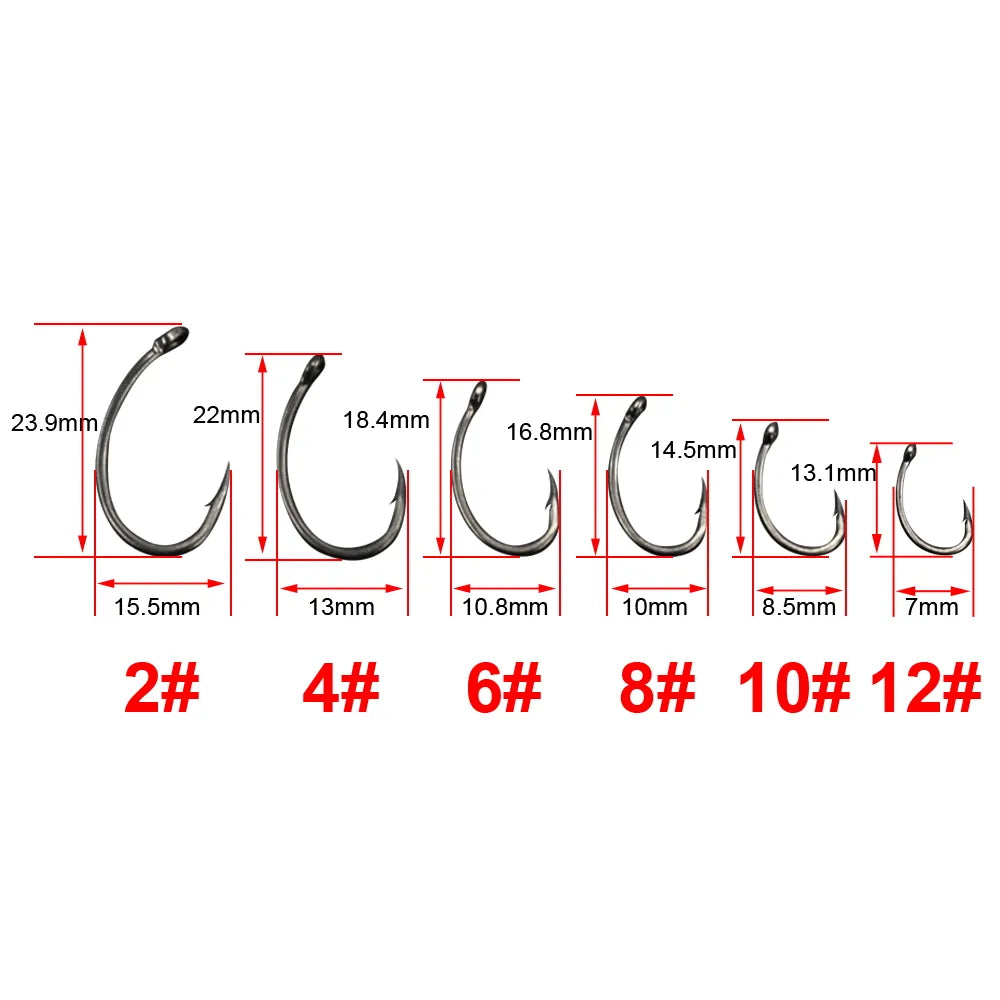 Hameçon Hirisi  Art.8011 "Curved" X50 pcs