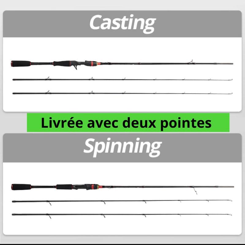 Canne MaxSteel Casting ou Spinning